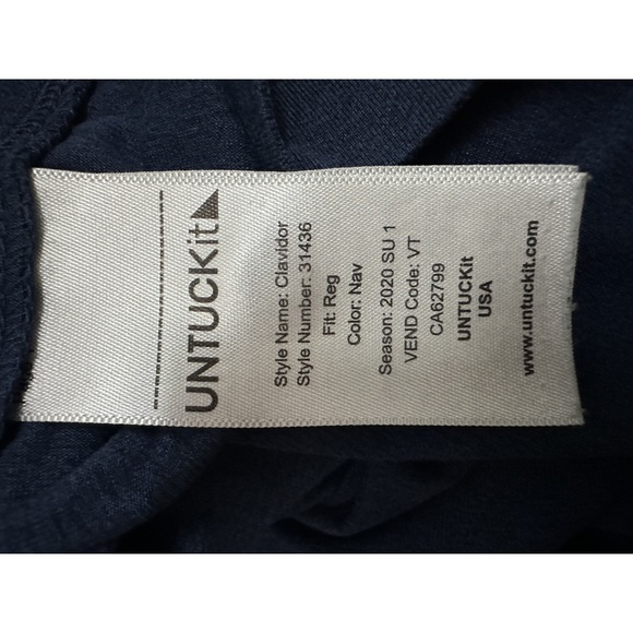 UNTUCKit Mens Polo Performance Short  Sleeve XXL - Picture 4 of 5